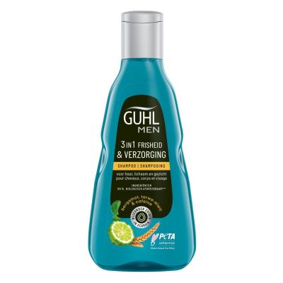 Foto van Guhl Man 3-in-1 frisheid & verzorging shampoo