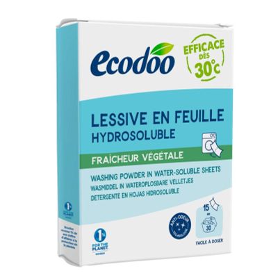 Ecodoo Wasstrips laundry plant freshness eco 53 gram - Wasmiddel