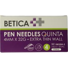 Foto van Betica Pennaalden Quinta steriel 4mmx32g