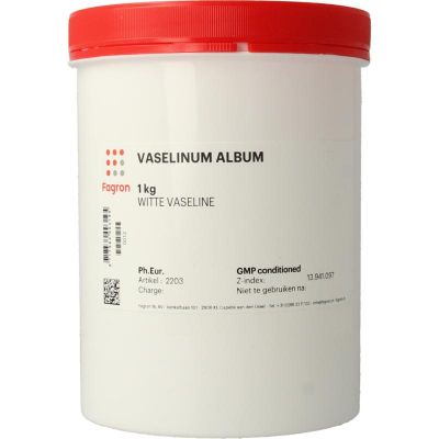 Fagron Vaseline witte Fagron Vaseline witte 1000 gram - Overig lichaam