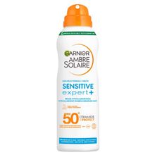 Foto van Garnier Ambre solaire sens spray dry mist SPF50+