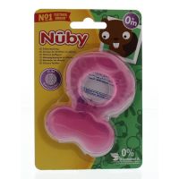 Nuby Siliconen bijtring vis 0 maanden