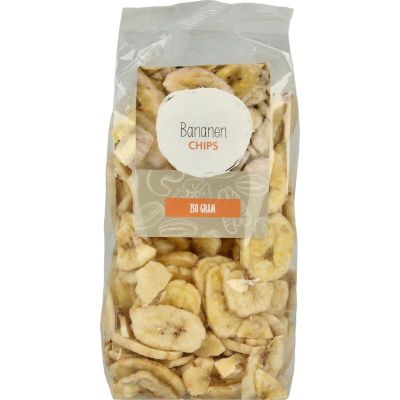 Mijnnatuurwinkel Gedroogde banaan zonder suiker 200 gram - Snoepgoed suikervrij