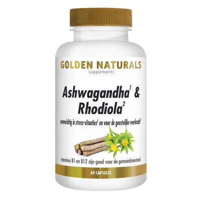 Golden Naturals Ashwagandha & Rhodiola Complex