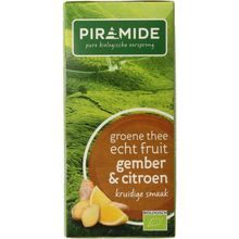 Foto van Piramide Groene thee met gember en citroen