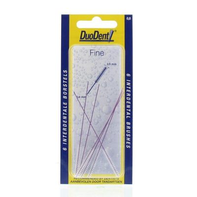 Duodent Interdentaal borstel fine 0.8