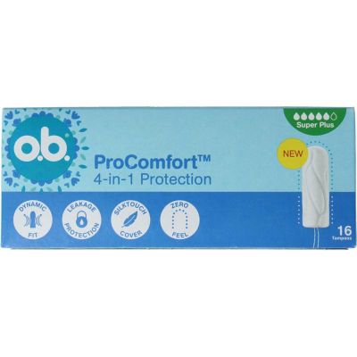 Foto van OB Tampons pro comfort advanced super plus