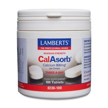 Foto van Lamberts CalAsorb (calcium citraat) & Vitamine D3