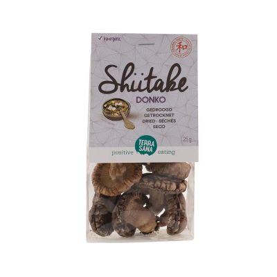 Terrasana Shiitake donko 25 gram - Overig reform/levensmiddelen