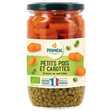 Foto van Primeal Doperwten en wortelschijfjes