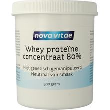 Nova Vitae Whey proteine concentraat 80% Foto van Nova Vitae Whey proteine concentraat 80%
