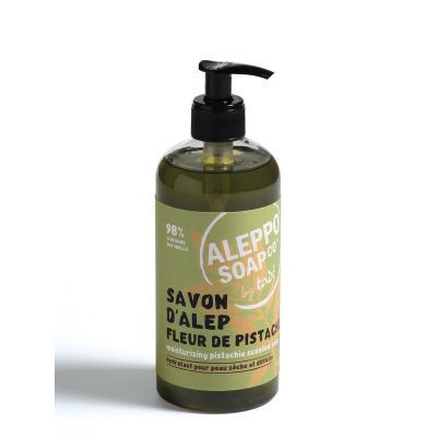 Aleppo Soap Co Savon d'Alep liquid fleur de pistache Aleppo Soap Co Savon d'Alep liquid fleur de pistache 500 Milliliter - Zeep