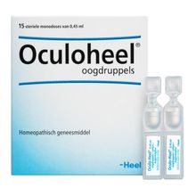 Oculoheel oogdruppels flacons Foto van Oculoheel oogdruppels flacons