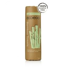 Foto van Eco Egg Bamboo schoonmaakdoekjes op rol