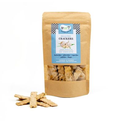 Treat Crackers look bieslook glutenvrij 80 gram - Voeding