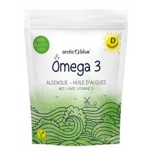 Foto van Arctic Blue Omega 3 algenolie DHA met vitamine D