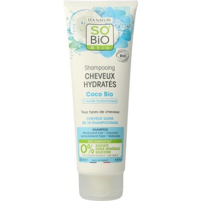 So Bio Etic Shampoo moisturizing coconut & hyaluronic acid 250 Milliliter - Shampoo