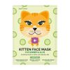 Afbeelding van Montagne Kitten sheet face mask cucumber & aloe