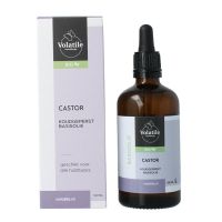 Volatile Castor koudgeperst basisolie bio glazen fles