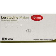 Foto van Mylan Loratadine 10 mg