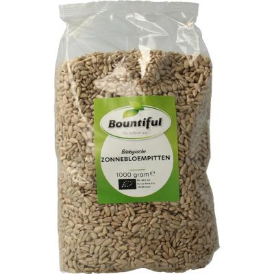 Bountiful Zonnebloemenpitten bio Bountiful Zonnebloemenpitten bio 1 kilogram - Pitten en zaden