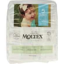 Foto van Moltex Pure & nature babyluiers junior