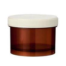 Tabletflacon 75 ml bruin met dop Foto van Tabletflacon 75 ml bruin met dop