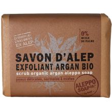 Foto van Aleppo Soap Co Aleppo zeep exfoliant argan bio