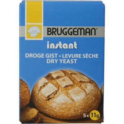 Bruggeman Instant gist (5 x 11 gram) 55 gram - Voeding