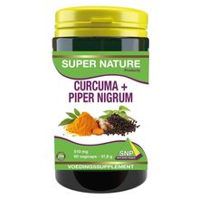 Foto van SNP Curcuma & piper nigrum 510 mg puur