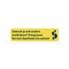 Afbeelding van Sticker gebruikt u nog andere geneesmid 200 stuks