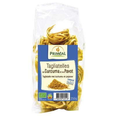 Primeal Tagliatelle kurkuma papaver