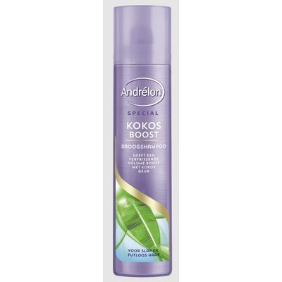 Foto van Andrelon Droogshampoo special kokos boost