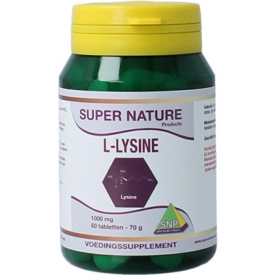 SNP L-lysine 1000 mg 60 tabletten - Aminozuren