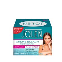 Foto van Jolen Ontkleuringscreme creme bleach mild aloe vera