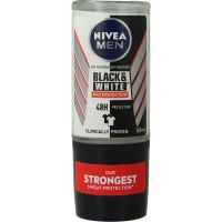 Nivea Men deodorant roller black & white max protection