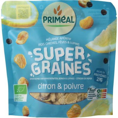 Primeal Super lemon peperzaden bio 100 gram - Voeding