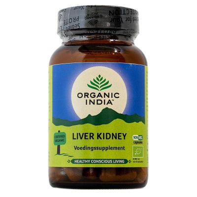 Organic India Liver kidney bio Organic India Liver kidney bio 90 capsules - Overige vitaminen/mineralen