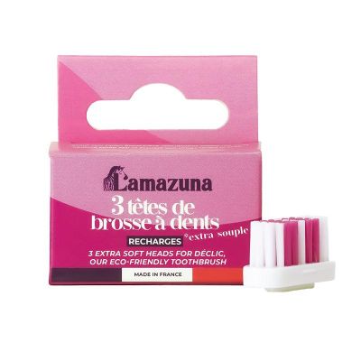 Lamazuna Set of 3 toothbrush heads XS 1 stuk - Tandenborstel