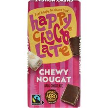 Foto van Happy Chocolate puur nougat bio