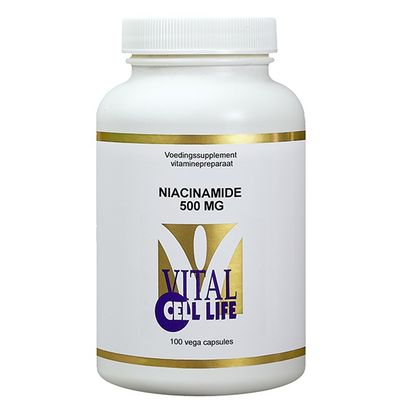Vital Cell Life Niacinamide vitamine B3 Vital Cell Life Niacinamide vitamine B3 100 vegicaps - Vitamine enkel