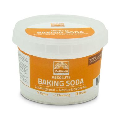 Mattisson Baking soda zuiveringszout natriumbicarbonaat 300 gram - Overig reform/levensmiddelen