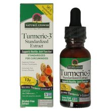 Foto van Natures Answer Turmeric-3 Curcuma extract 1:1 alcvrij 15.000 mg