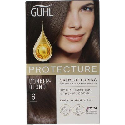 Guhl Beschermende cremekleur 6 donkerblond 1 set - Haarkleuring