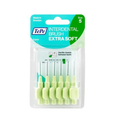 Tepe Interdentale rager extra soft 0.8 mm licht groen