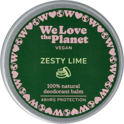 We Love Deodorant balm zesty lime vegan We Love Deodorant balm zesty lime vegan 35 gram - Deodorant