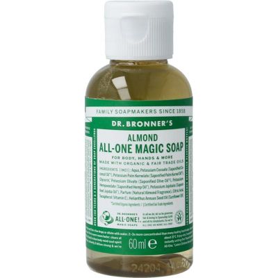 DR Bronners Magic soap amandel 60 Milliliter - Zeep