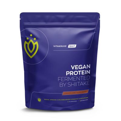 Vitakruid Vegan protein fermented by shiitake chocolade