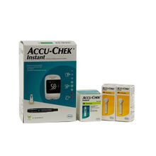 Foto van Accu Chek Instant Startpakket; meter, prikpen, 50 strips en 50 lancetten