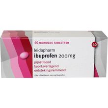 Foto van Ibuprofen 200 mg